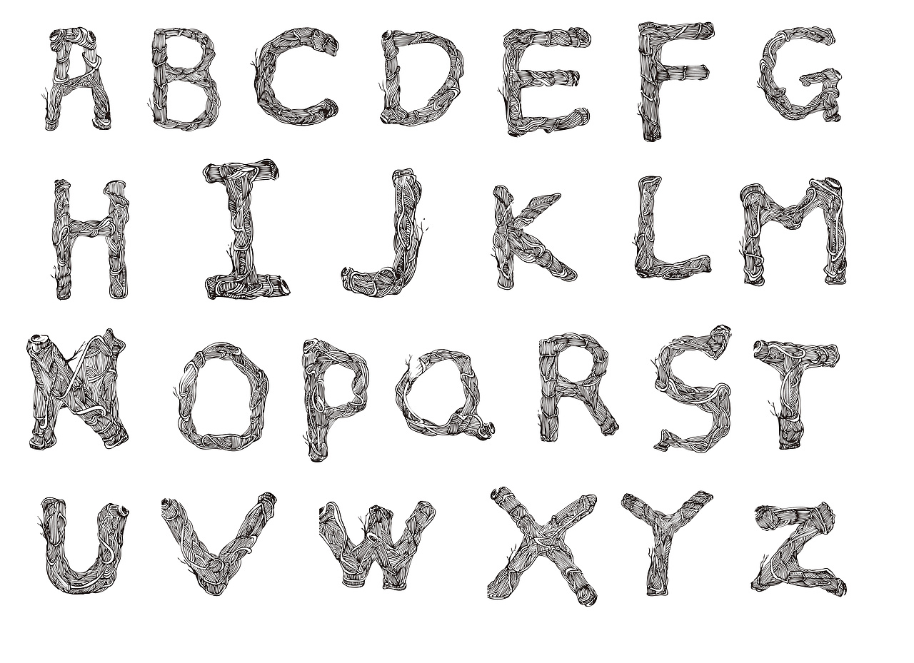 英文字体设计 原创