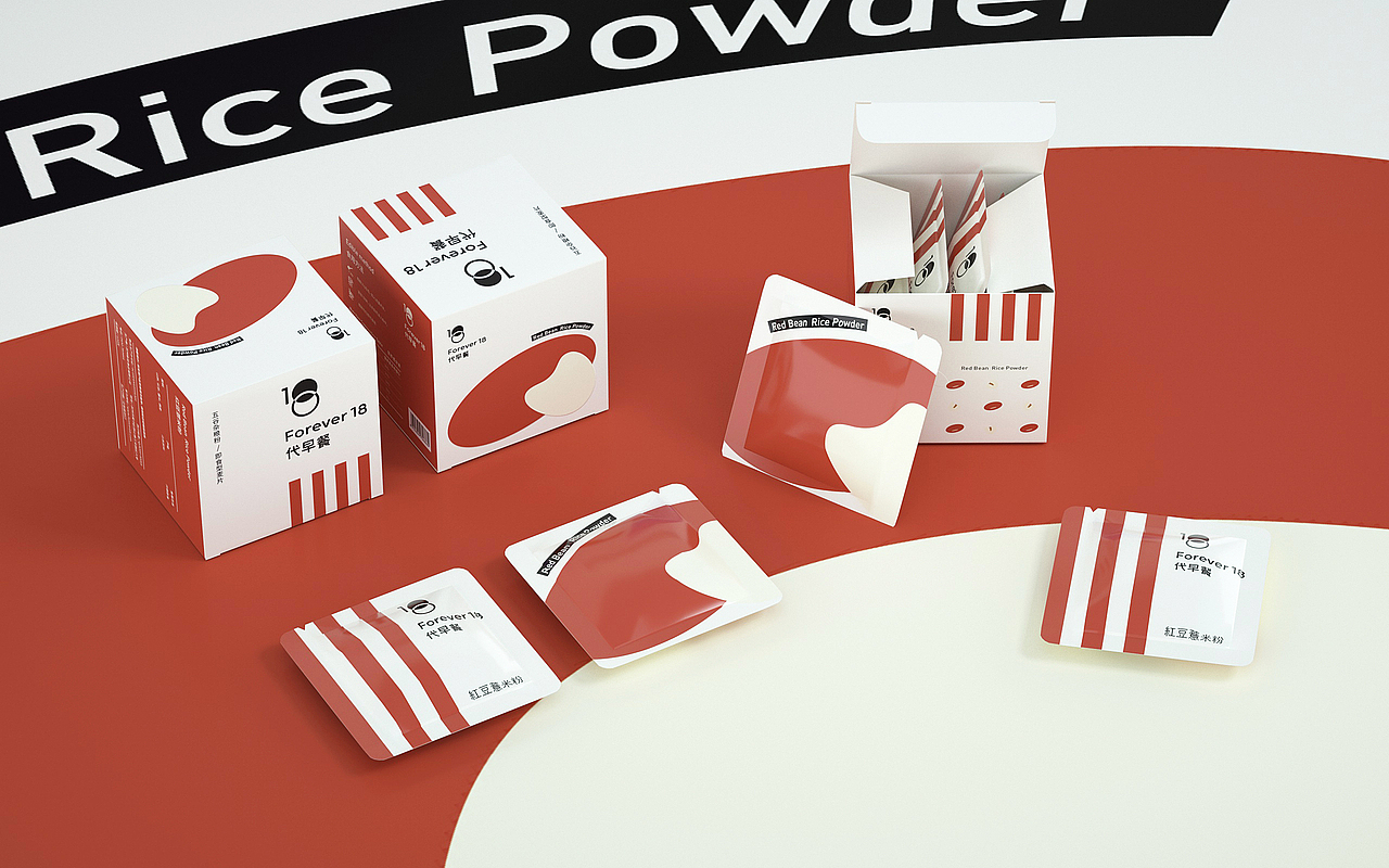 《Forever18 代早餐》五谷杂粮/即食麦片食品包装设计