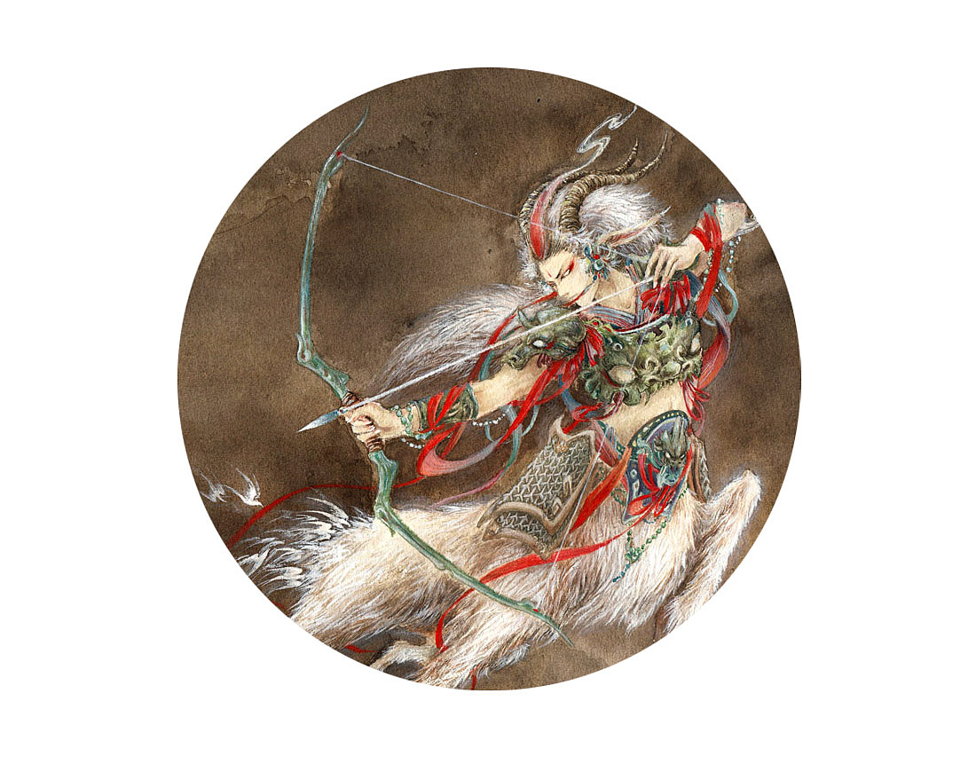 【中国百鬼】菌人,钟馗,山鬼夔···及近期的几幅练习(图ZMjY5MjUwNjg=) - 创作习作 - 站酷设计师画师杉泽原创素材 - 站酷ZCOOL