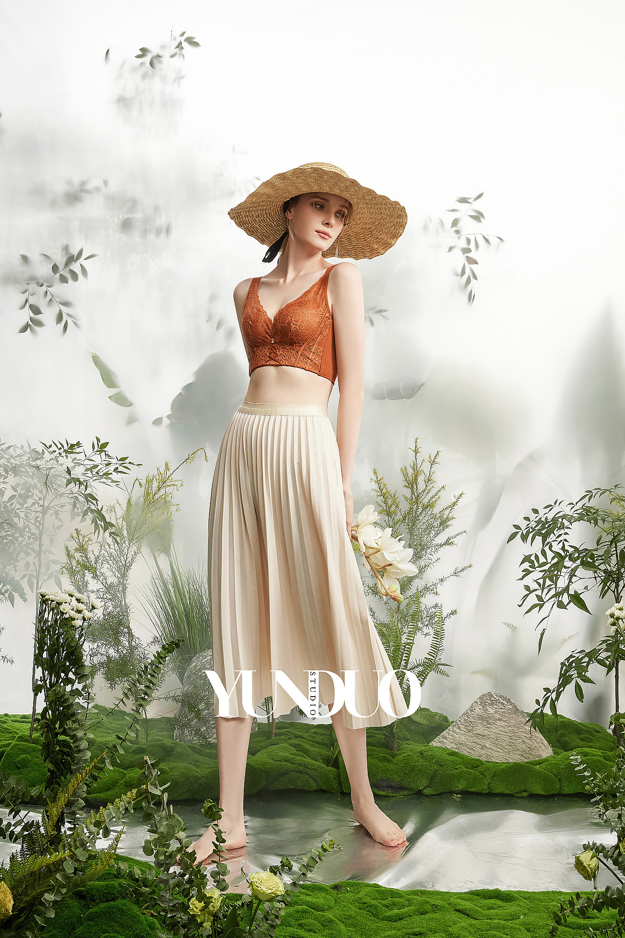 品牌内衣 塑身衣拍摄 爱美莱-茜木