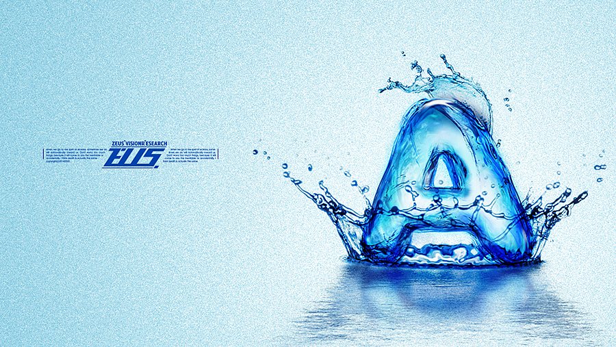 Water Font - 水滴字体视觉效果（图ZMjA2OTIyMTI=） - 其他平面 - 站酷设计师宙斯Zeus原创素材 - 站酷ZCOOL