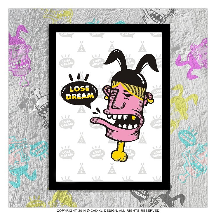 lose dream（图ZMTg2NTM0OTY=） - 商业插画 - 站酷设计师caixxl原创素材 - 站酷ZCOOL
