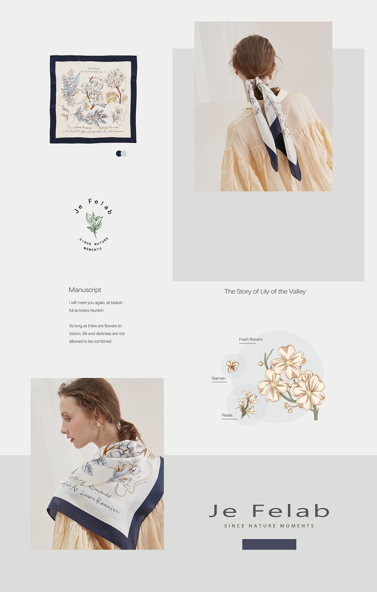 铃兰物语【 丝巾插画设计】（图ZMjcxNzg5MDY0） - 配饰 - 站酷设计师Suviiiiii原创素材 - 站酷ZCOOL