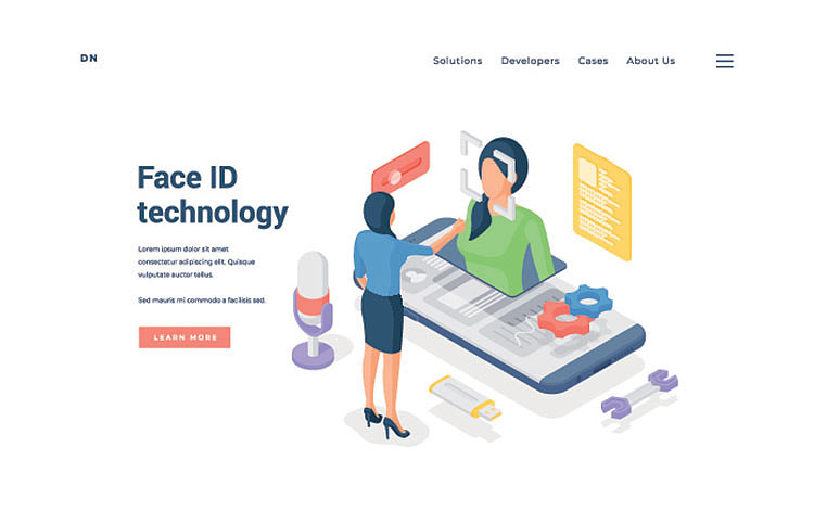 2.5D现代智能远程医疗办公商务科技通讯登陆插画海报（图ZMjk1MDE0NTI0） - 创作习作 - 站酷设计师Z35790156原创素材 - 站酷ZCOOL