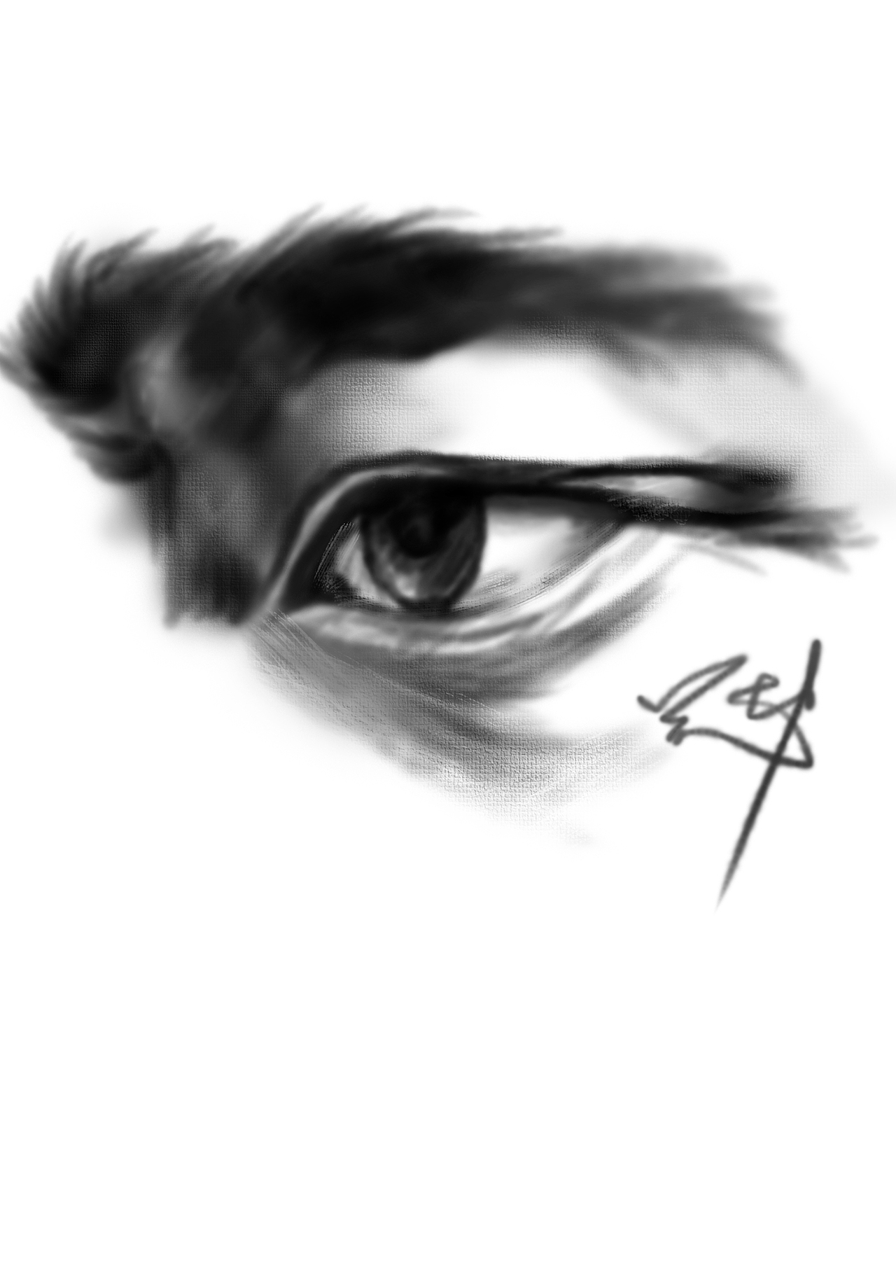 素描眼睛