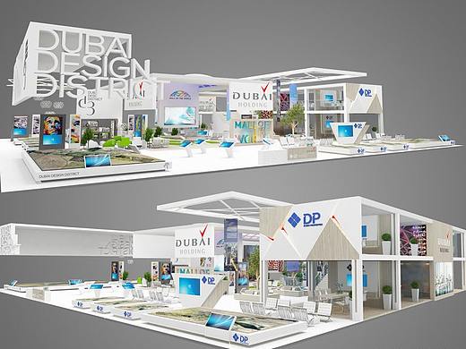 大型双层展位设计