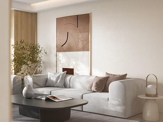 现代风格，朴素温馨，舒适安静！