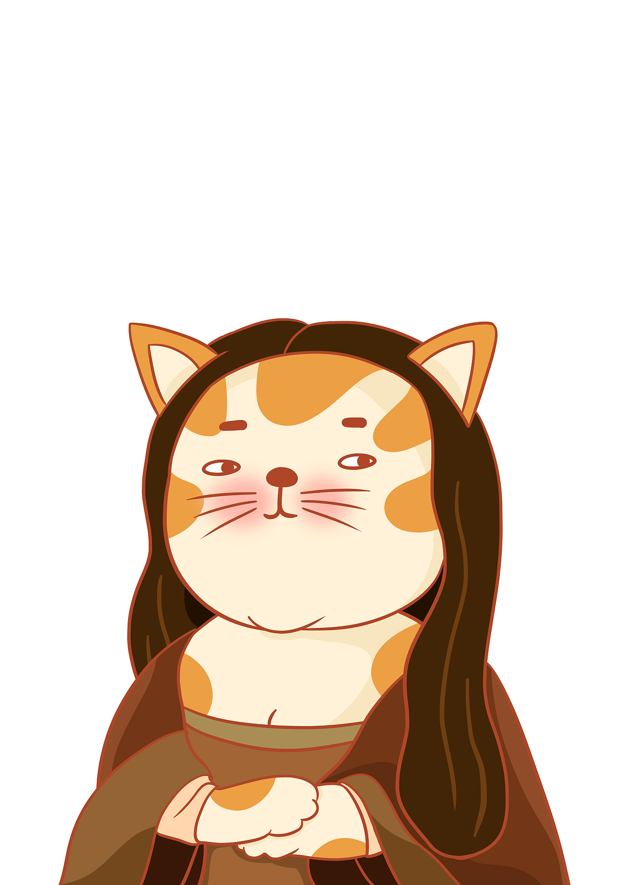 呆萌红楼及猫版萌名画系列（图ZMTk4MTM0MzY0） - 商业插画 - 站酷设计师爱吃小鱼干的猫仔原创素材 - 站酷ZCOOL