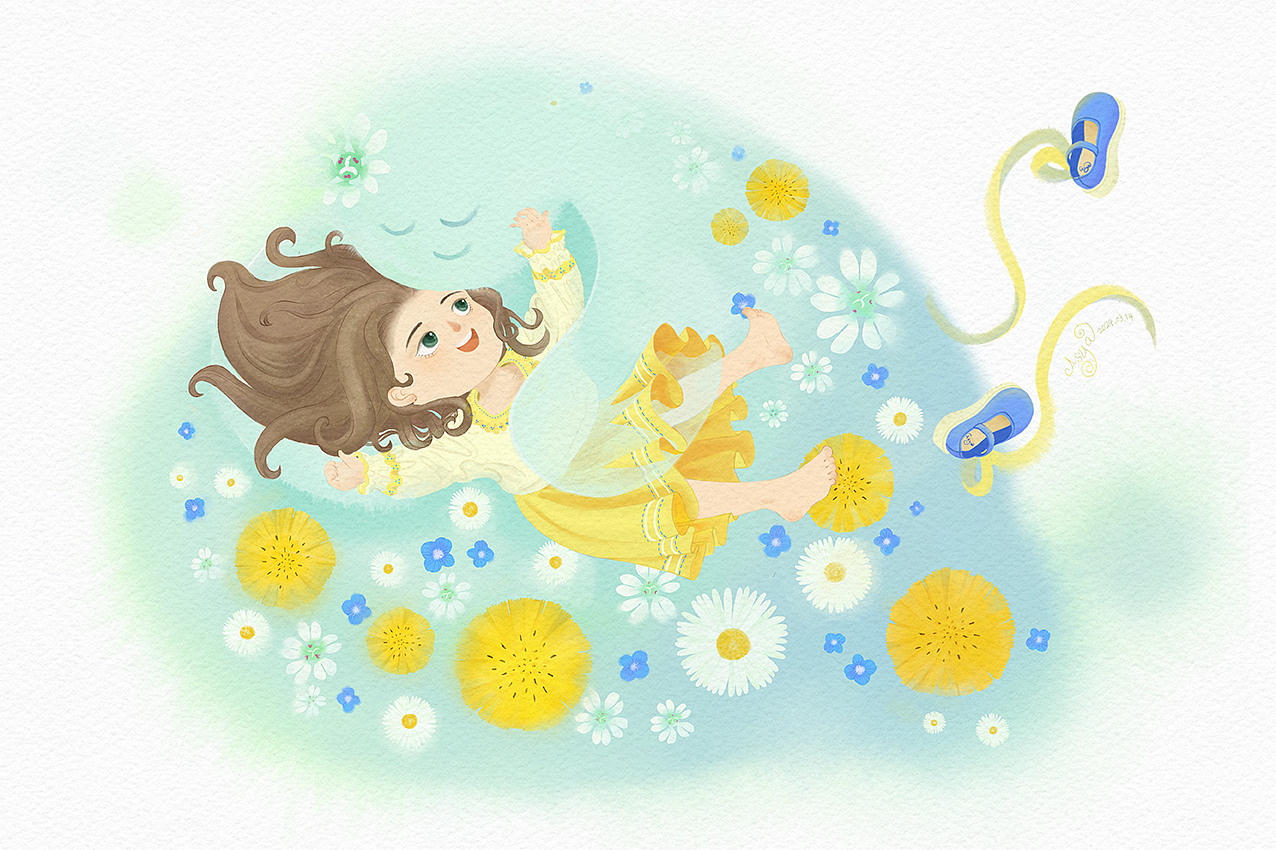 在自然的怀抱里