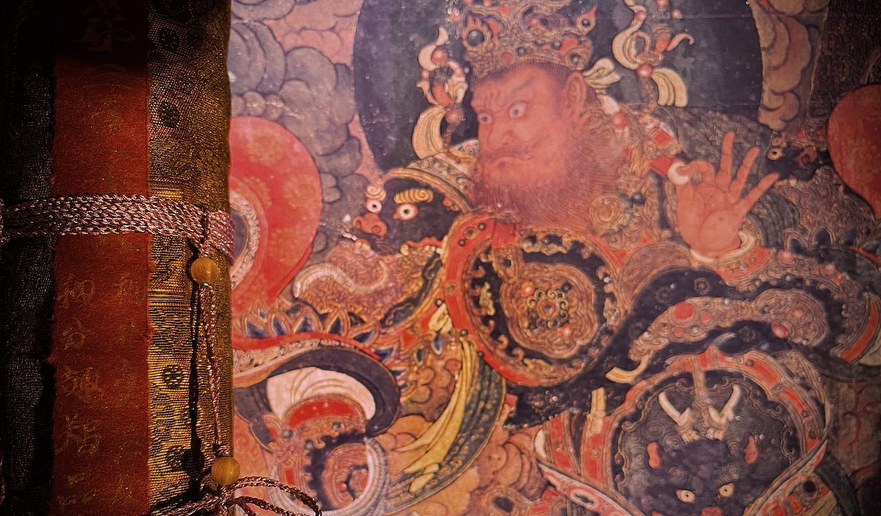 大般若波罗蜜多经|两卷|岩群绿纸本|岩辰砂|