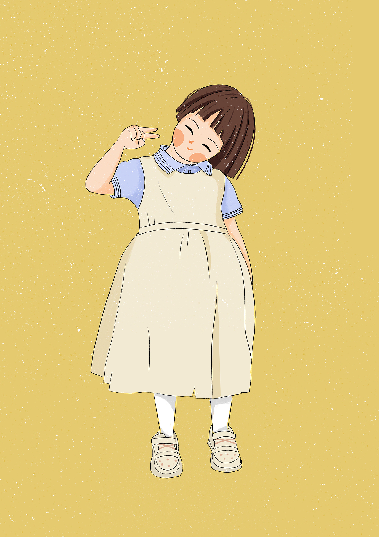 用画笔记录家人 | 小侄女（图ZMzIxNTYwMzU2） - 商业插画 - 站酷设计师一个小吴原创素材 - 站酷ZCOOL