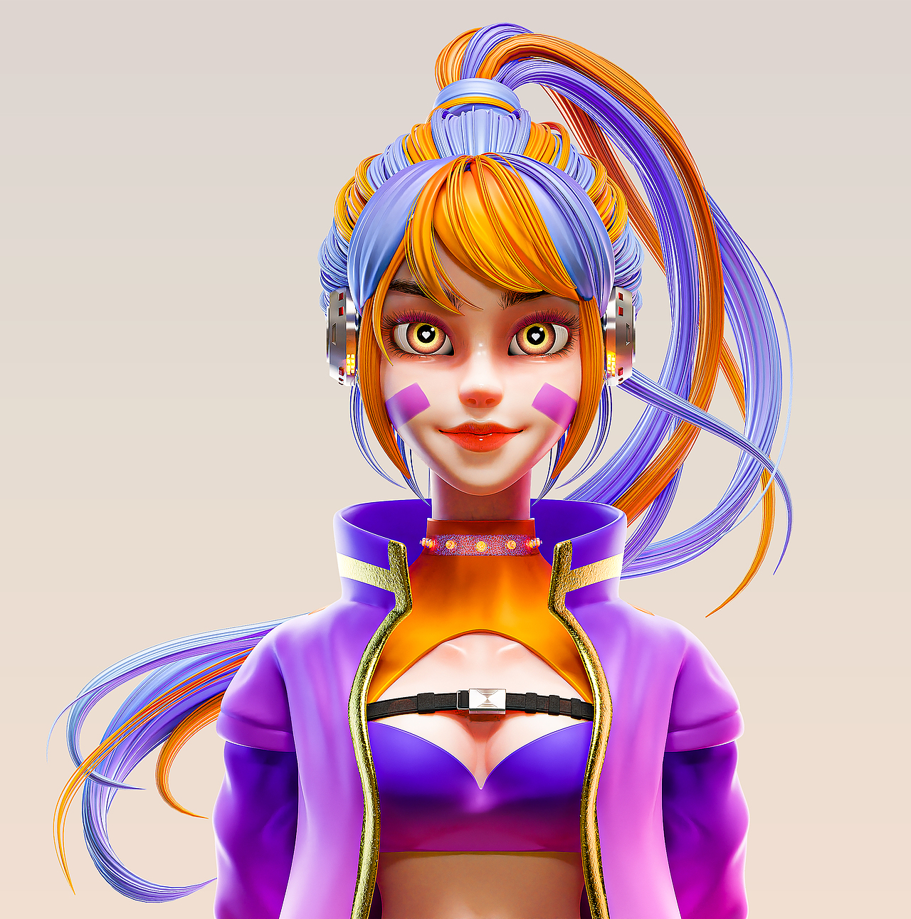 斯蒂温妮是极乐世界芬奇城的明星歌姬,她的歌声甜美