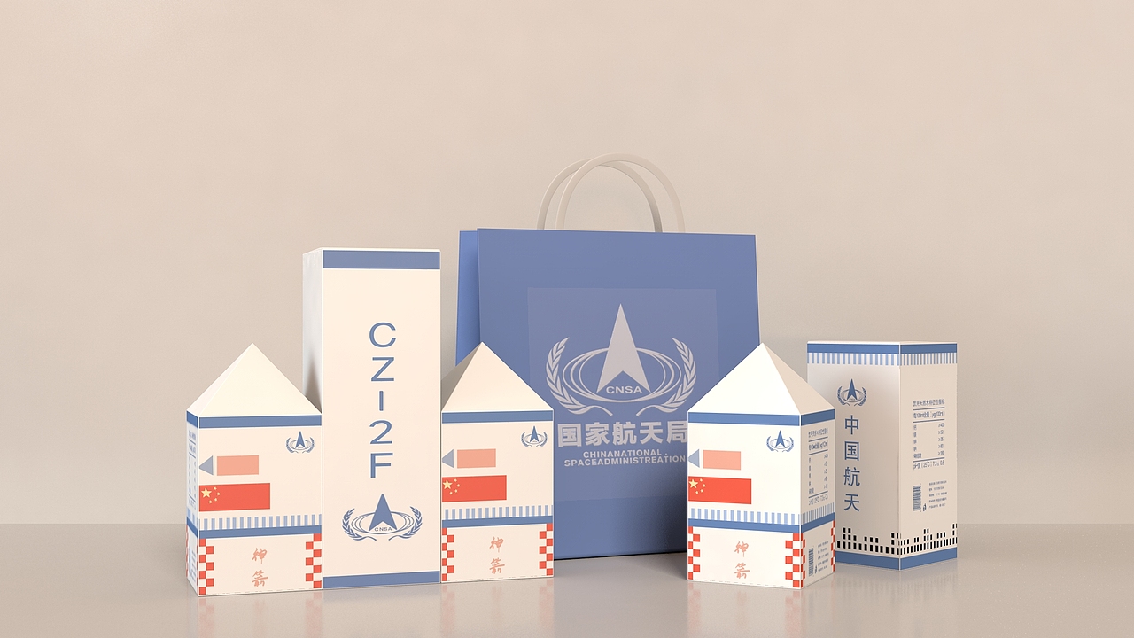 关于国家航天局的相关 IP 形象设计
