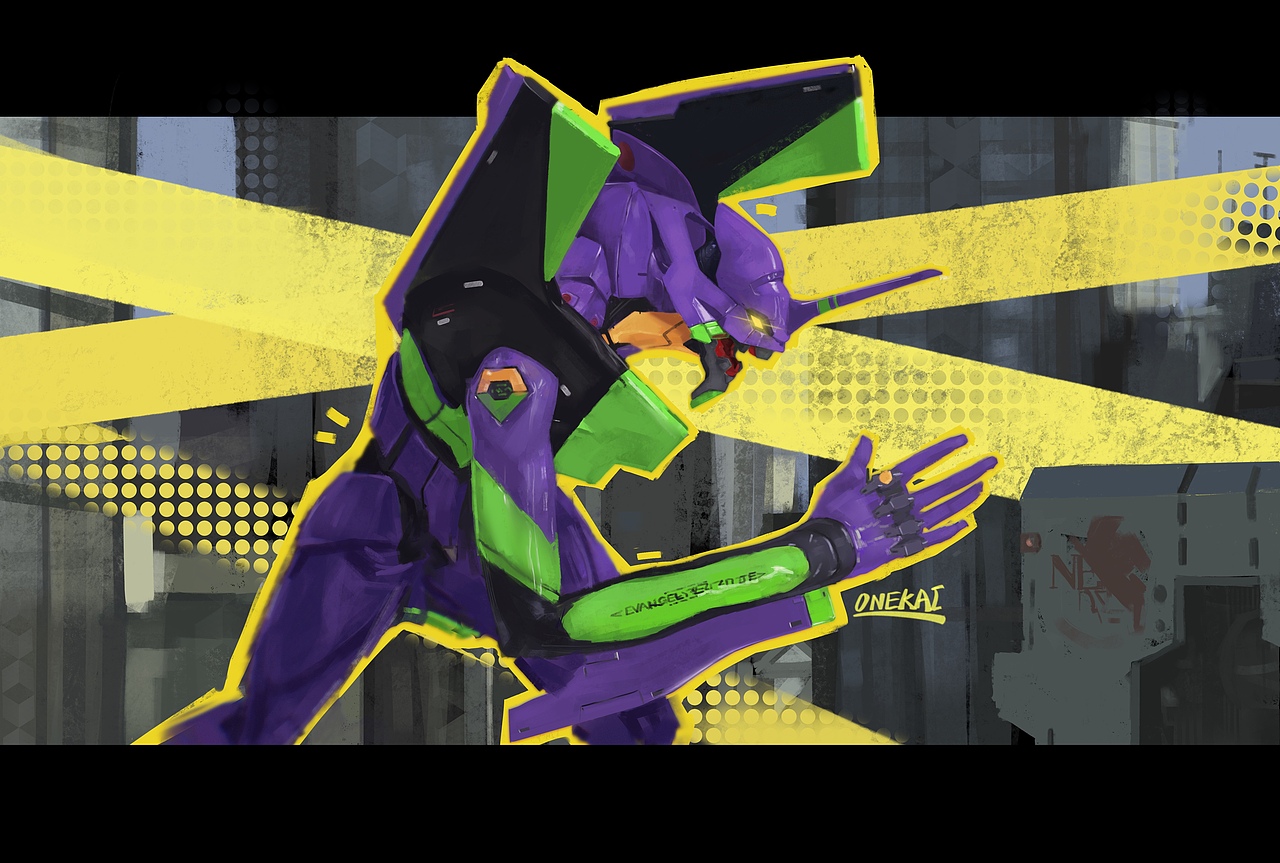 厚涂-EVA初号机_一凯ONEKAI-站酷ZCOOL