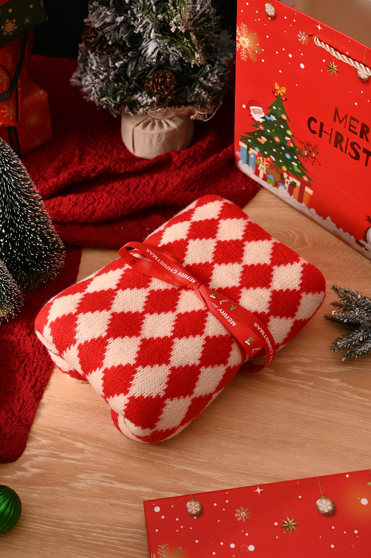 圣诞节礼盒拍摄 静物拍摄