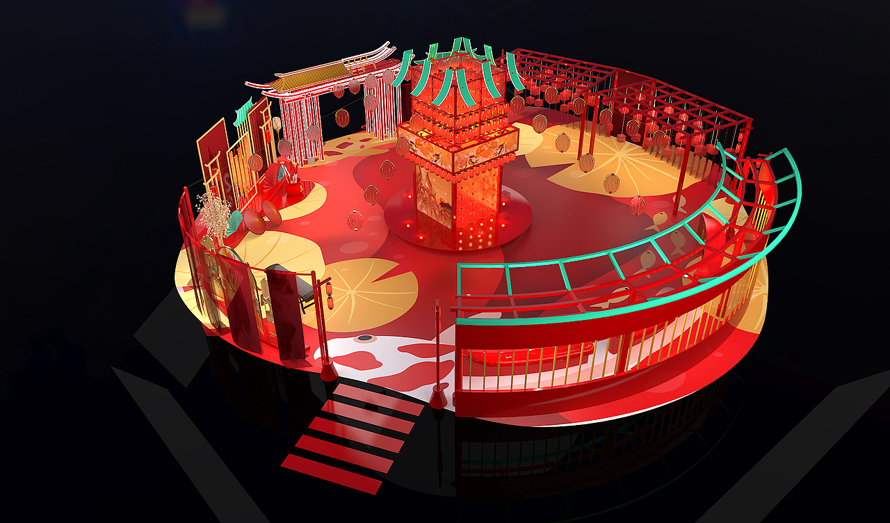 年货市集美陈（图ZMzI4NTM4MDM2） - 场景 - 站酷设计师厚实STONE原创素材 - 站酷ZCOOL