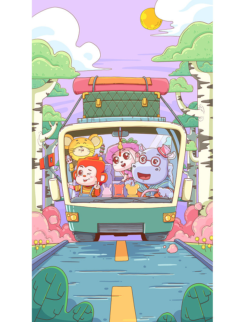 上半年的插画作业（图ZMzEwNDkzMTQw） - 儿童插画 - 站酷设计师大大大松原创素材 - 站酷ZCOOL