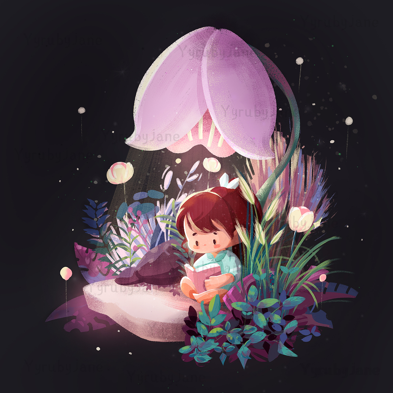 儿童插画 郁金香🌷（图ZMzAwMzg1MDY0） - 儿童插画 - 站酷设计师Yyrubyjane原创素材 - 站酷ZCOOL