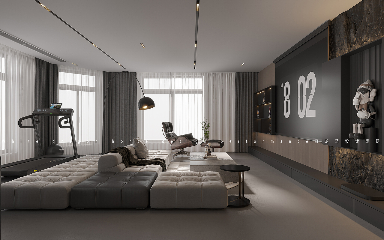 意式全屋——白龙马效果图