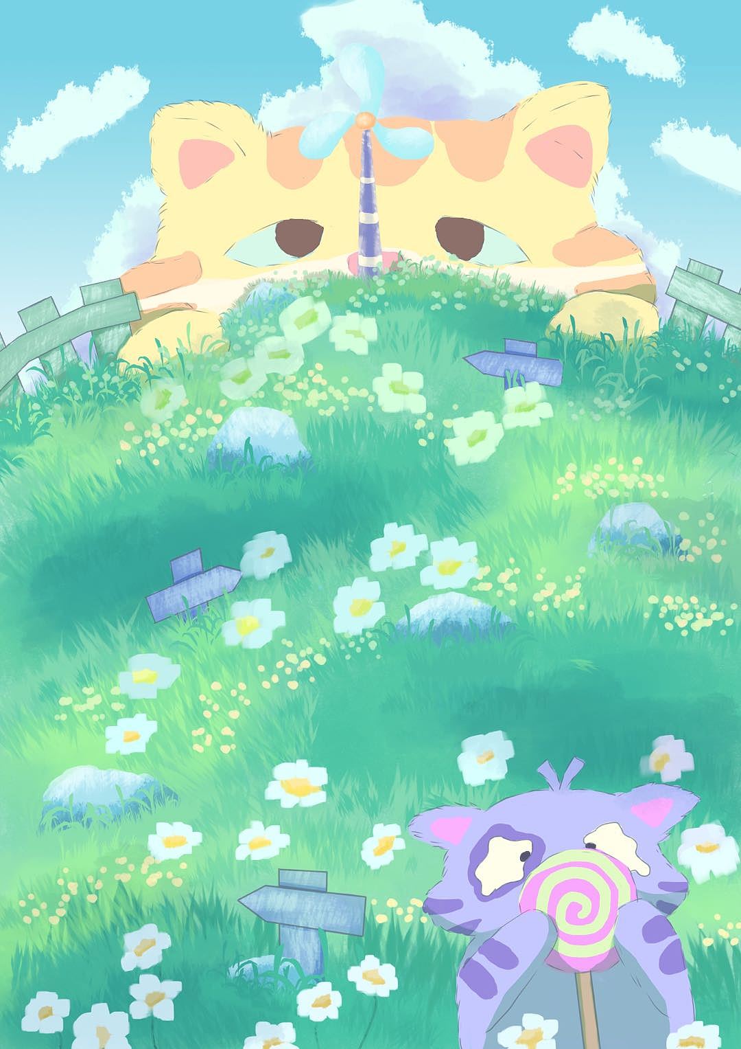 猫咪系列治愈系插画 ——《阿达的日记》（图ZMzM4MDU5Mzg0） - 绘本 - 站酷设计师衍川阿原创素材 - 站酷ZCOOL