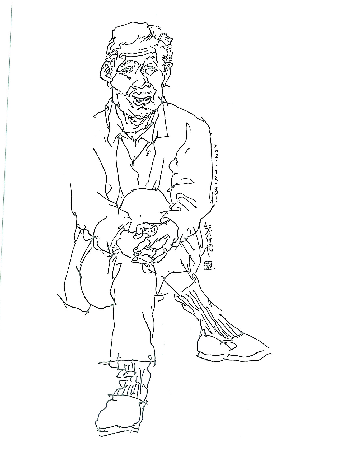 纪保超摸鱼速写