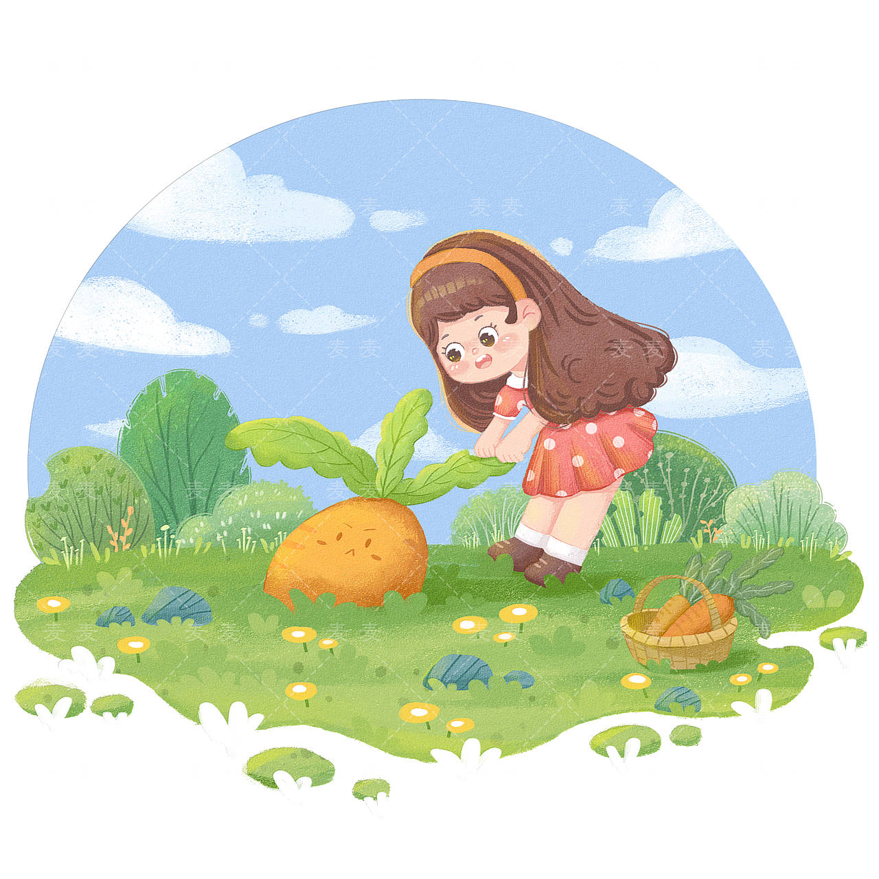 儿插场景（图ZMzM3NDQ5NTUy） - 创作习作 - 站酷设计师麦麦RuiY原创素材 - 站酷ZCOOL