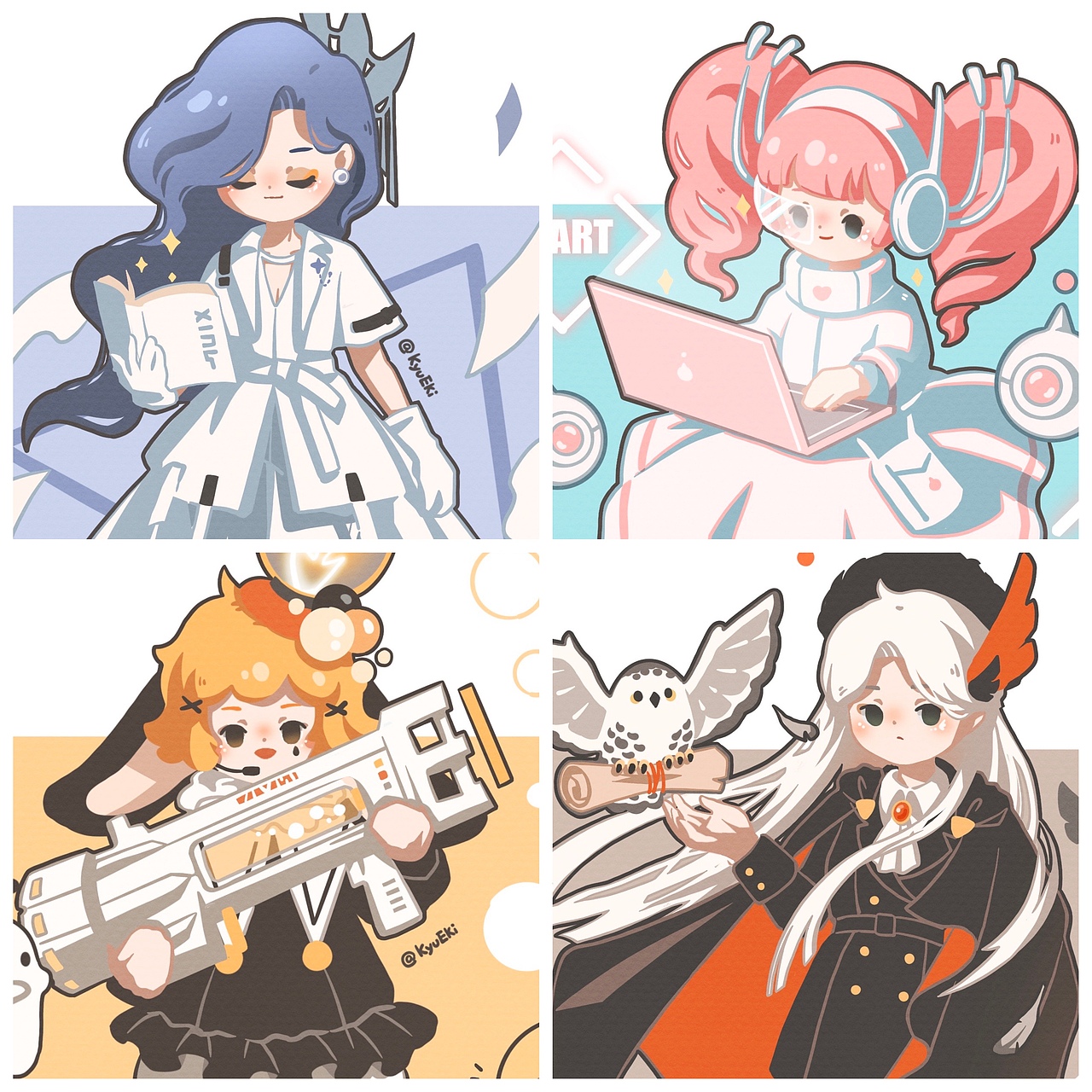 MBTI十六型人格角色设计合集