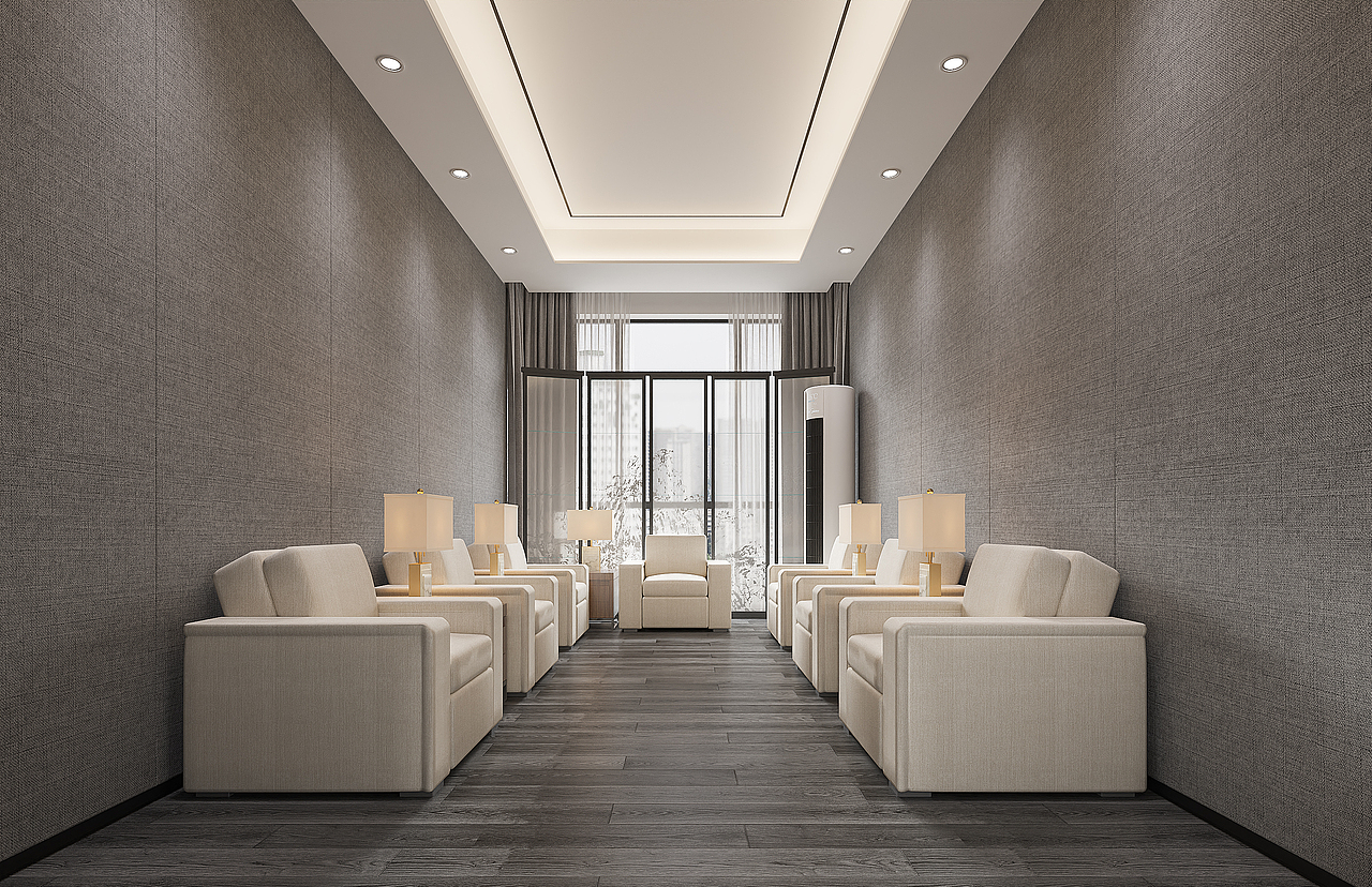 泸溪武水花园小区17栋4单元203室套房设计（黑白现代）