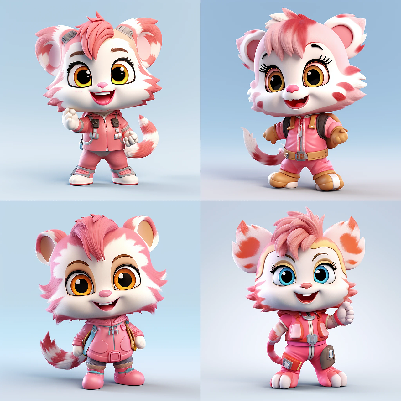 把玩AI--卡通IP形象（图ZMzQ2OTkyMzky） - AI作品 - 站酷设计师Z22619366原创素材 - 站酷ZCOOL