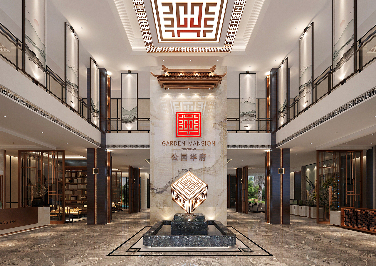 银川装修公司|银川售楼部装修设计效果图