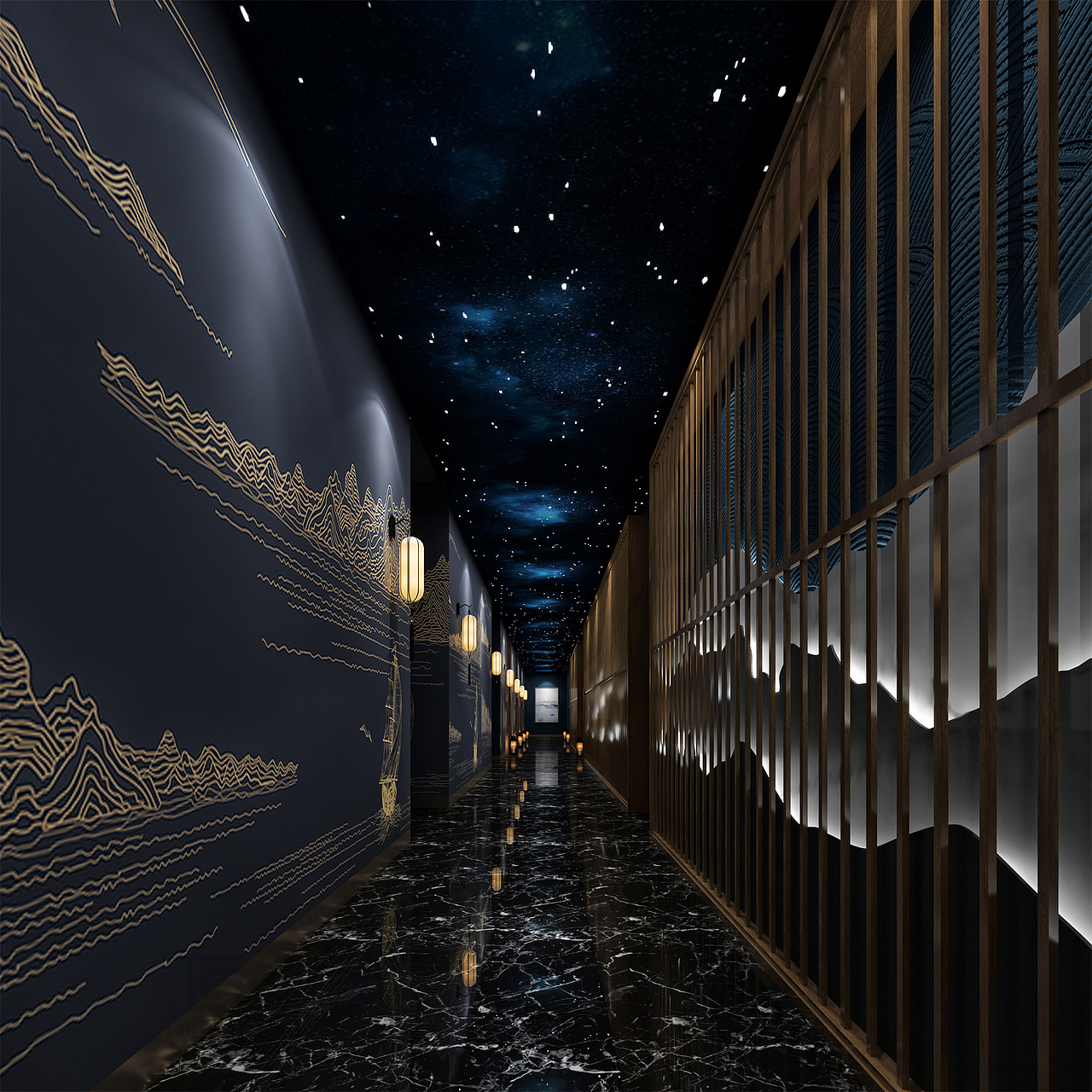 足浴店装修既要注重美观和功能性，也要考虑到私密性！（图ZMzQ4MTA4NDk2） - 商业空间设计 - 站酷设计师一然设计原创素材 - 站酷ZCOOL