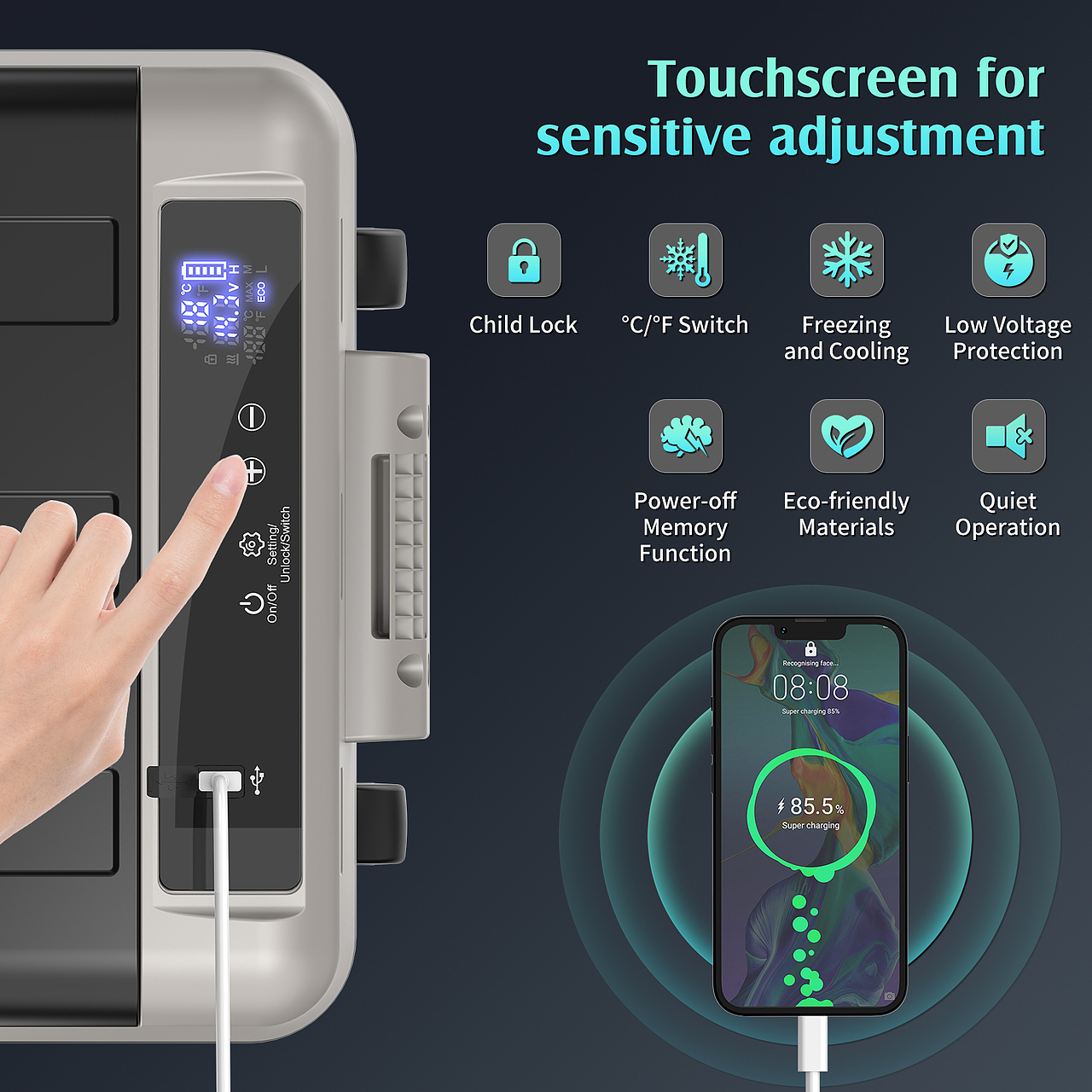 车载冰箱储物箱建模渲染产品视频拍摄亚马逊主图A+设计（图ZMzM5ODE5NTMy） - 电商 - 站酷设计师广州万物文化原创素材 - 站酷ZCOOL