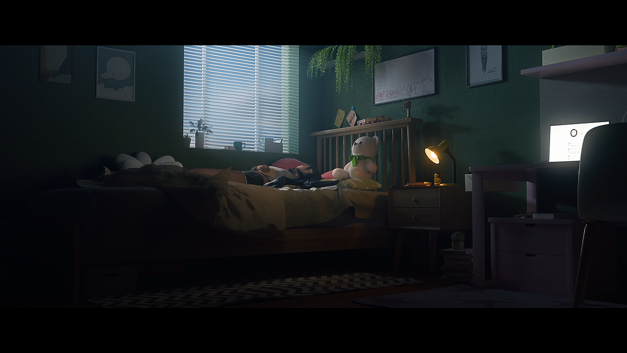 房间练习（图ZMzI3MDAzMjE2） - 动画/影视 - 站酷设计师玖玖啊原创素材 - 站酷ZCOOL