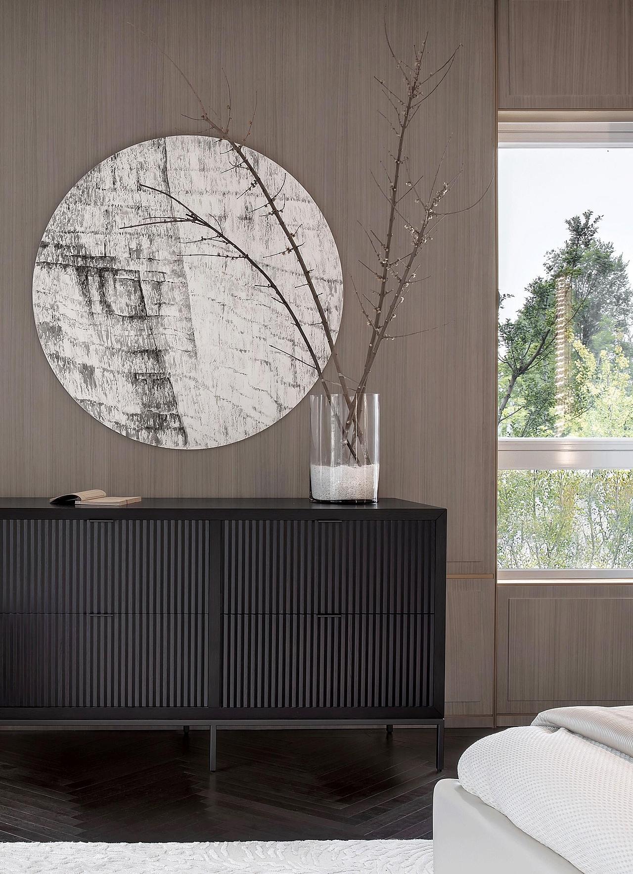 装修案例丨深圳230m²别墅，雅奢新中式正确打开方式（图ZMzEzMDU1NjY0） - 家装设计 - 站酷设计师深圳岚庭装饰原创素材 - 站酷ZCOOL