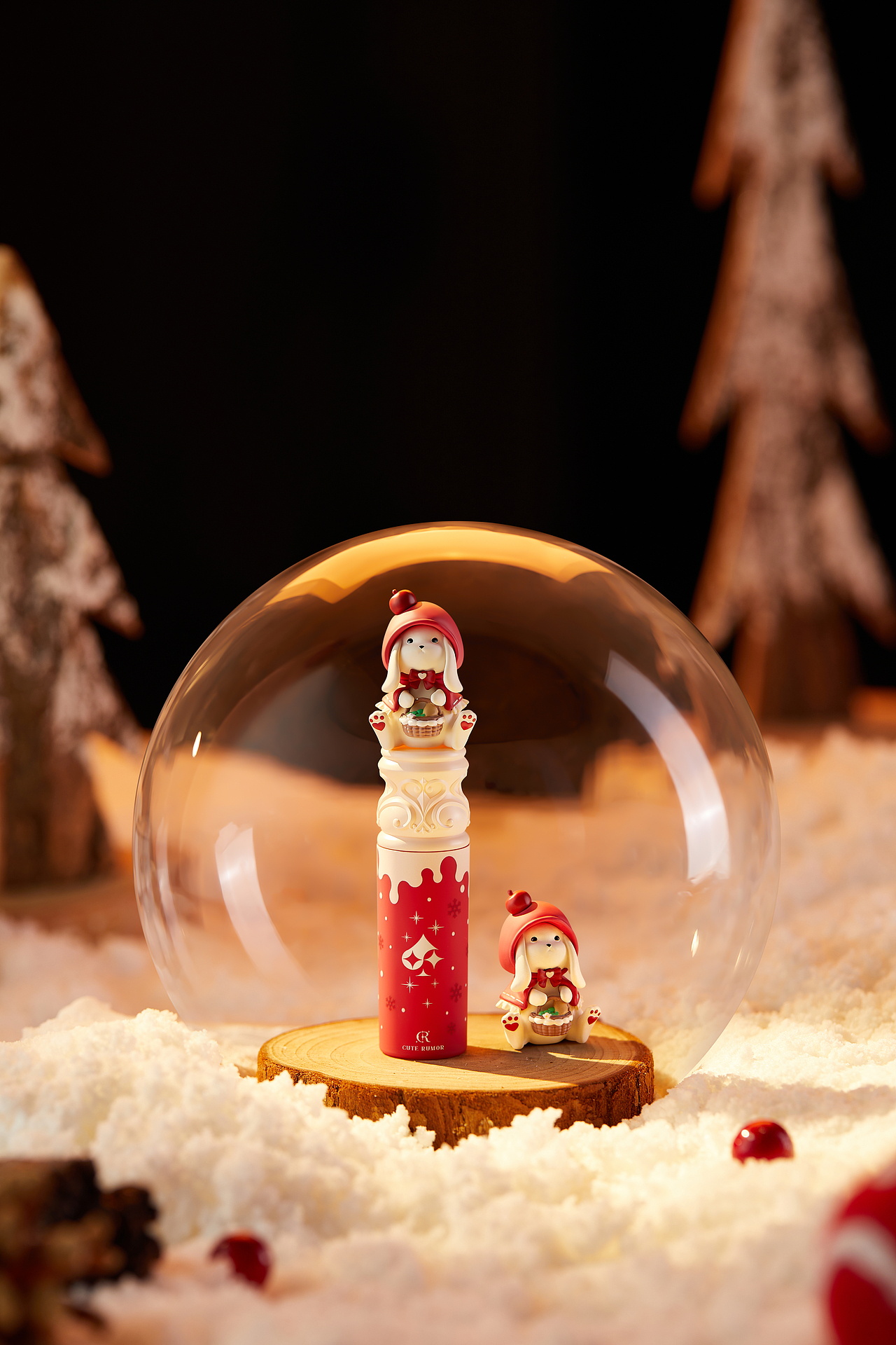 唇釉 手办 圣诞主题 雪景 ✖ WilllX（图ZMzI2ODA5NTg0） - 产品摄影 - 站酷设计师旷野视觉原创素材 - 站酷ZCOOL