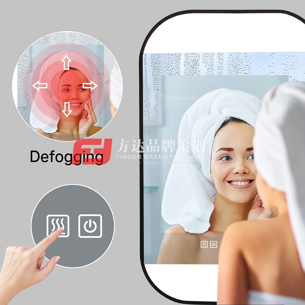 镜子产品拍摄_主图设计_A+页面设计