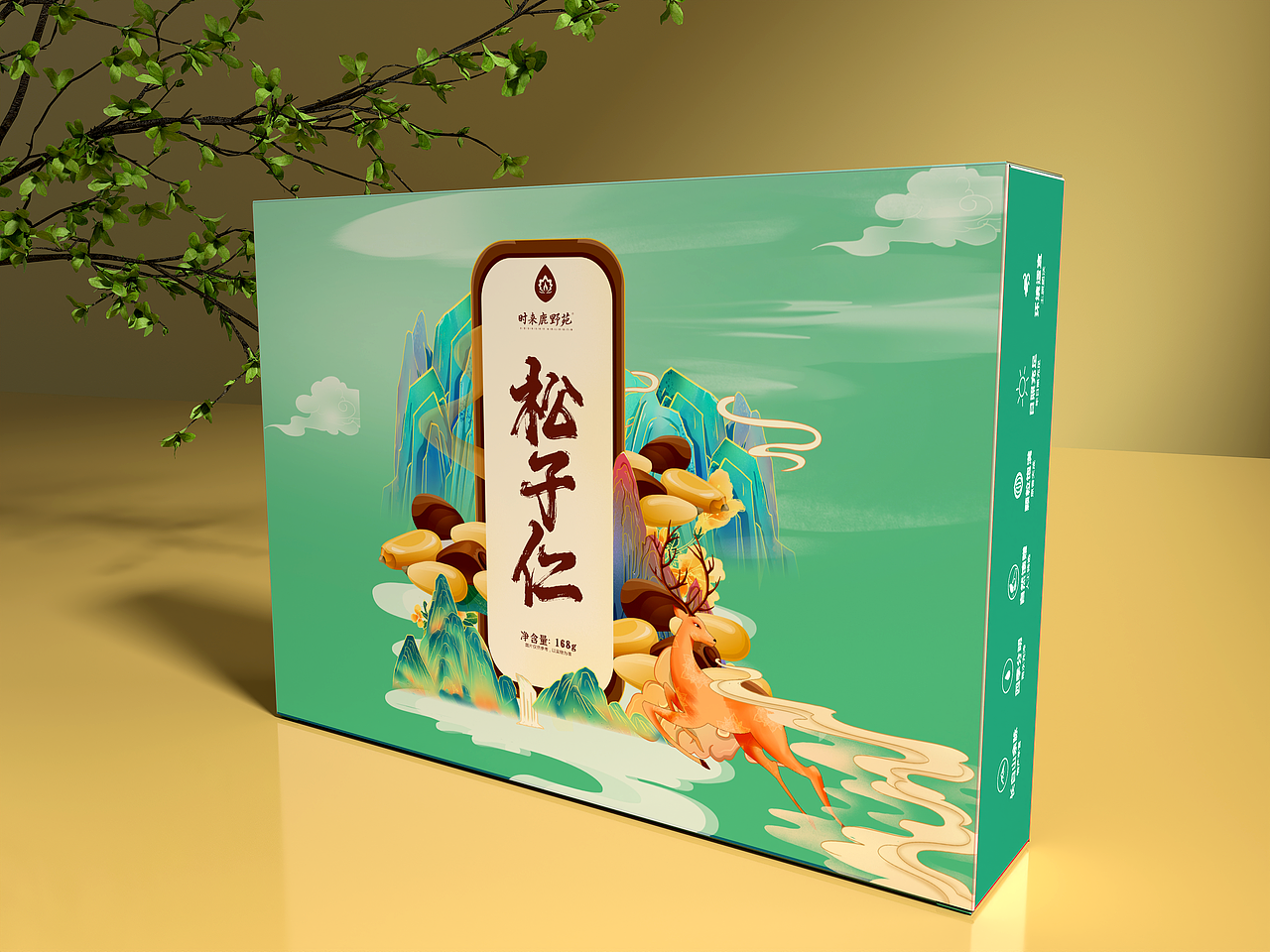 鹿野苑农产品包装设计（图ZMzI2ODIzMzky） - 包装 - 站酷设计师zqichao原创素材 - 站酷ZCOOL