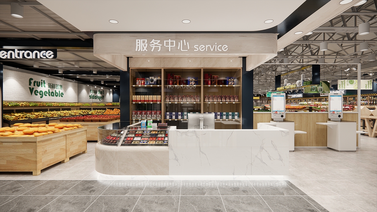 首联优鲜柳林店（图ZMzIyMjQ2MTIw） - 商业空间设计 - 站酷设计师usccs原创素材 - 站酷ZCOOL