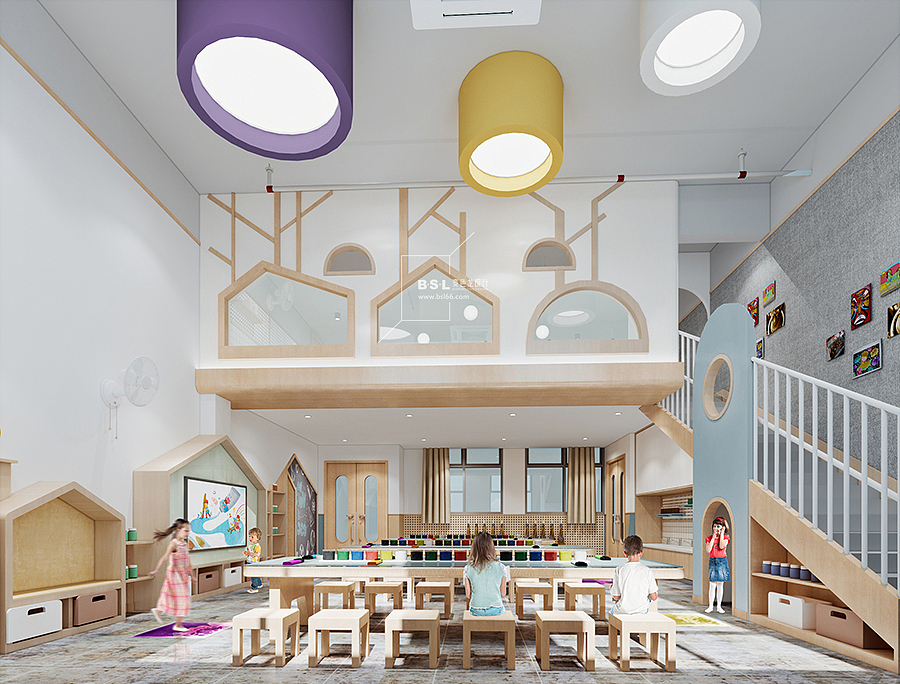 幼儿园设计案例-阿诺的幼儿园（图ZMzI2NDQzNDg4） - 其他空间 - 站酷设计师变色龙设计原创素材 - 站酷ZCOOL