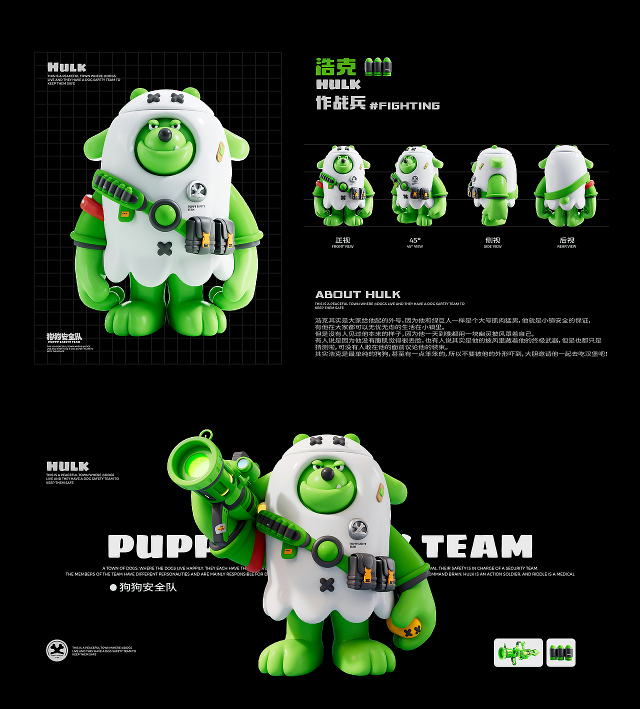 【狗狗安全队报到!PUPPYSAFETYTEAM】IP设计|IP家族