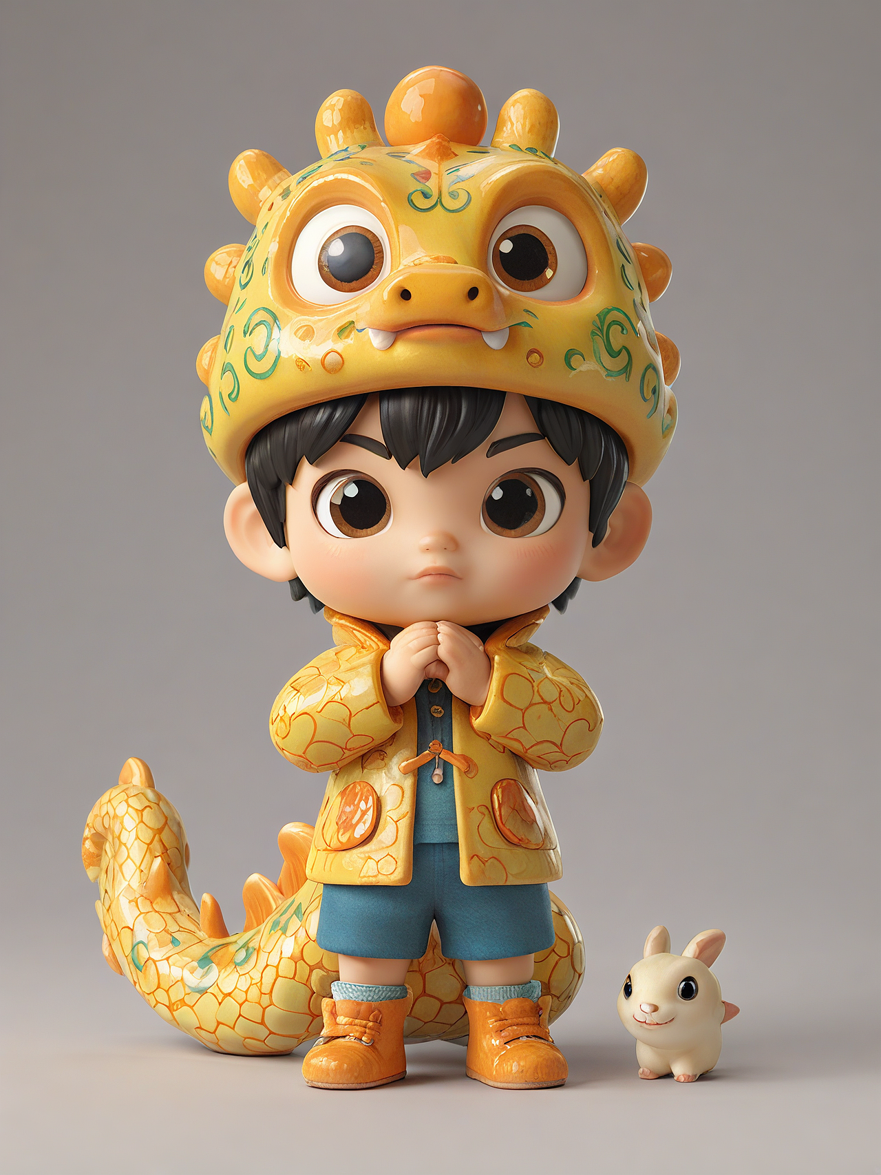 由WHEE生成的龙年守护神||一起成长~（图ZMzYwNDY5MDI4） - AI作品 - 站酷设计师好消息哇原创素材 - 站酷ZCOOL
