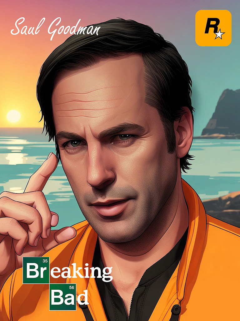 GTA版《絕命毒師》人物群像（圖ZMzU0MDQ4NTY0） - 藝術(shù)插畫 - 站酷設(shè)計師零度暗物質(zhì)原創(chuàng)素材 - 站酷ZCOOL