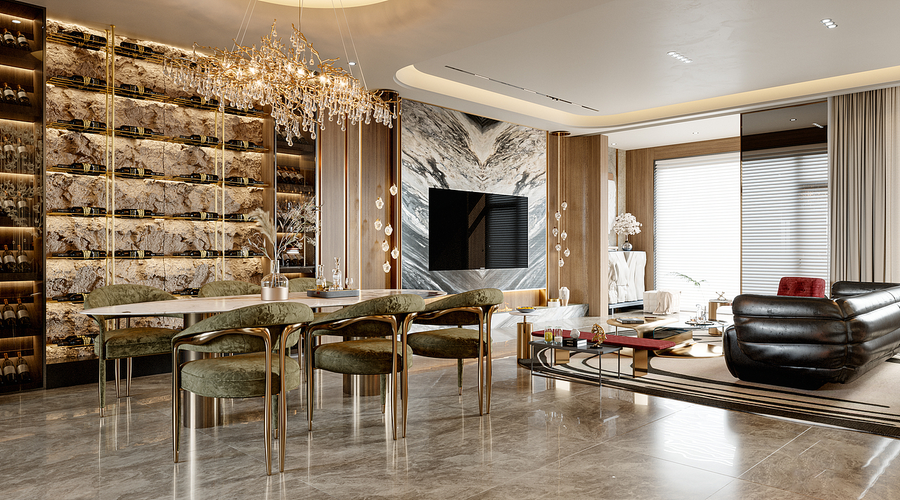 轻奢效果图鉴赏