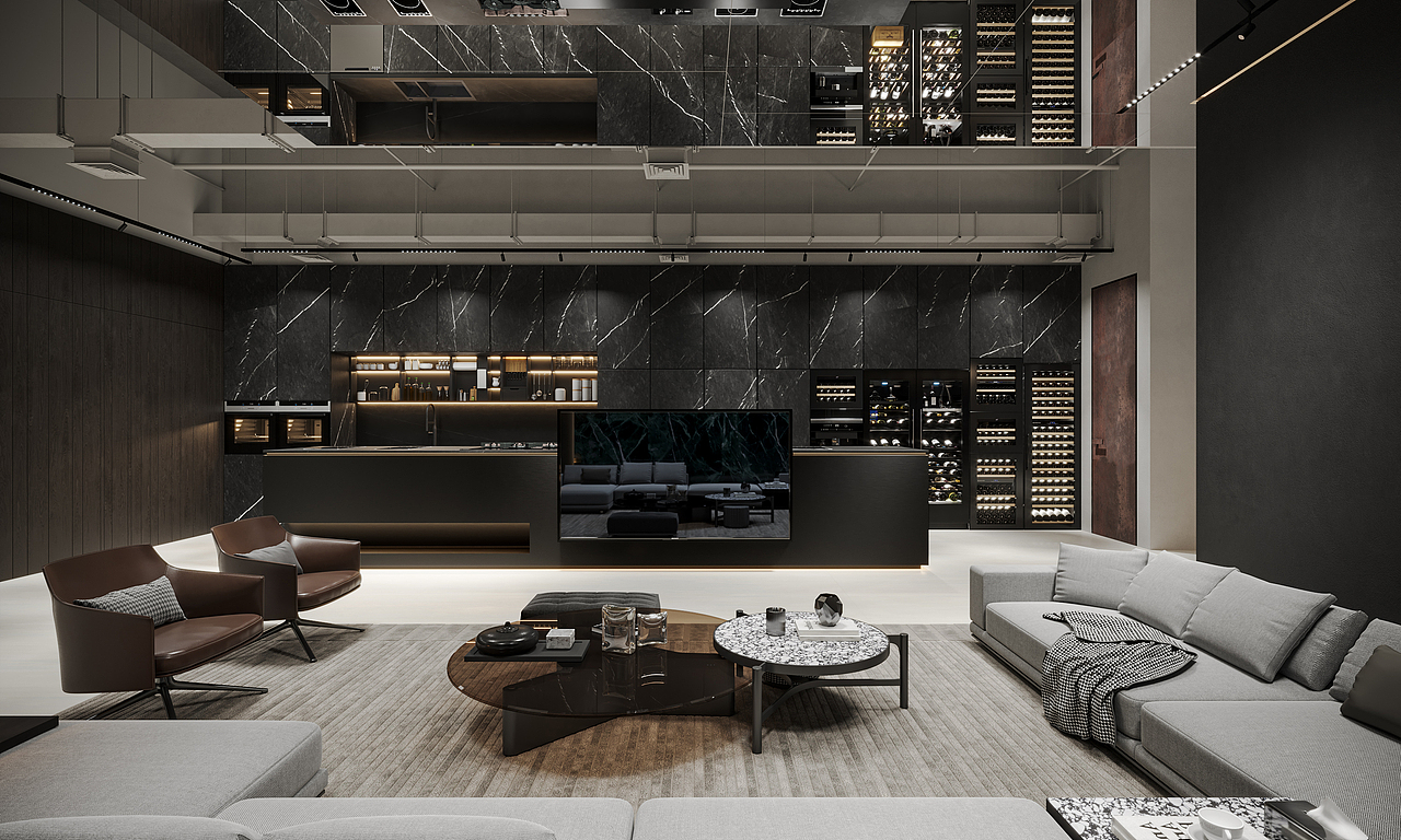 工裝效果圖表現(xiàn)（圖ZMjk3MzgzMjc2） - 商業(yè)空間設(shè)計 - 站酷設(shè)計師蟬視覺原創(chuàng)素材 - 站酷ZCOOL