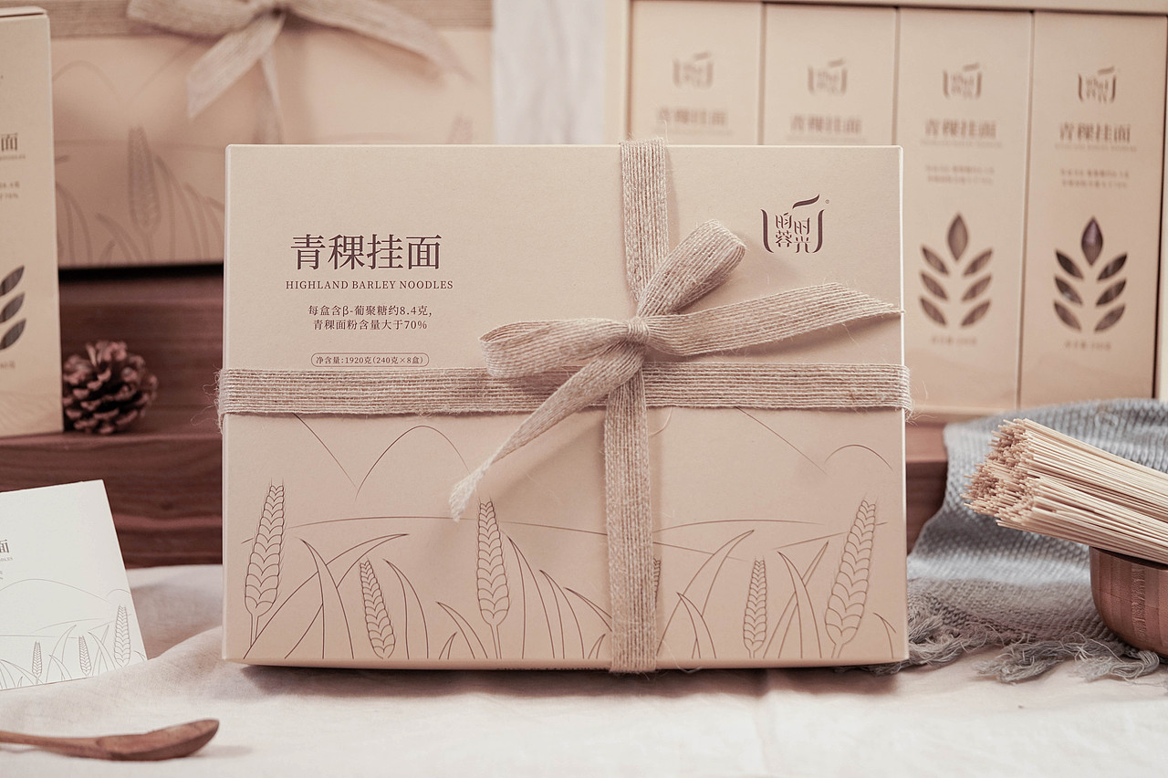 青稞挂面&青稞挂面礼盒拍摄