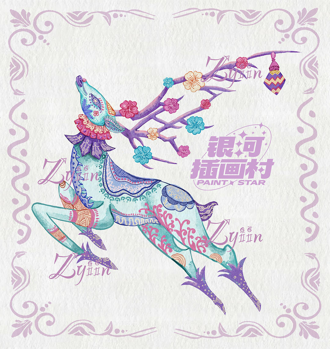 原创插画 | 水彩动物刻画