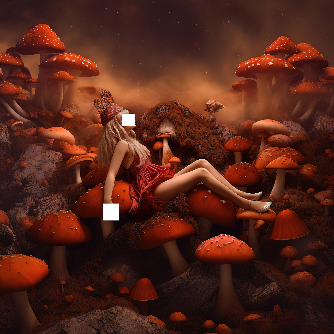 人物+AI生成场景+合成