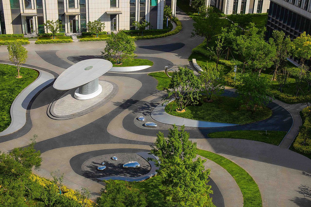 景观摄影建筑摄影 北京气象中心拍摄