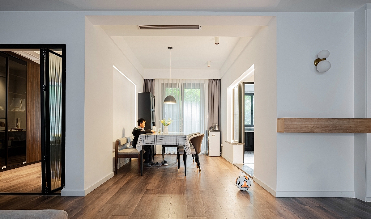 温暖的四口之家,让家变成孩子的乐园~