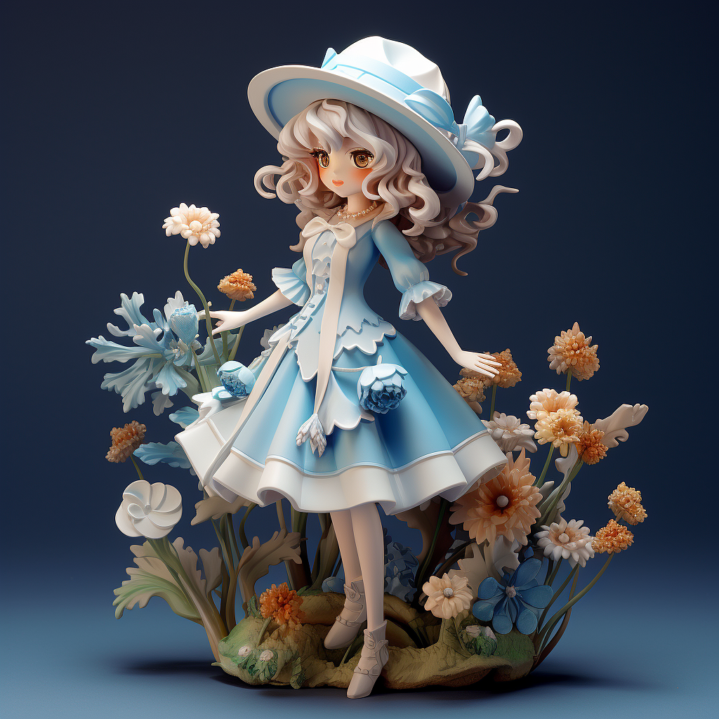 仙女风白裙女孩头像